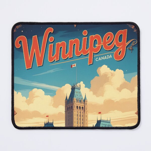 Item preview, Winnipeg Manitoba Canada Vintage Travel Tourism designed and sold by TravelersGems.