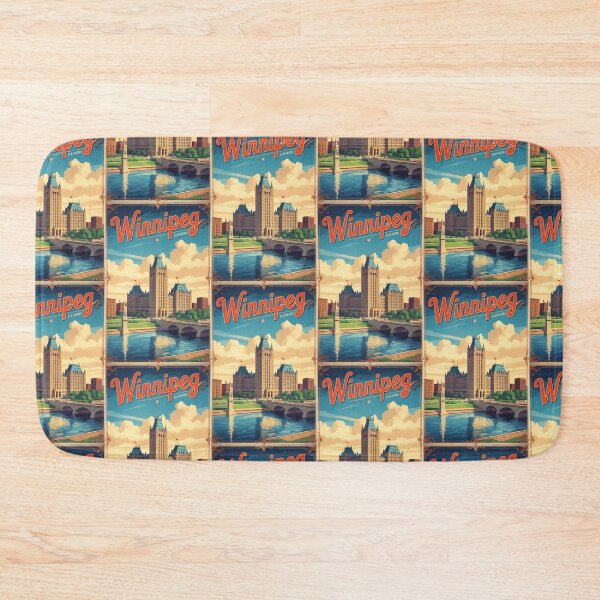 Item preview, Winnipeg Manitoba Canada Vintage Travel Tourism designed and sold by TravelersGems.