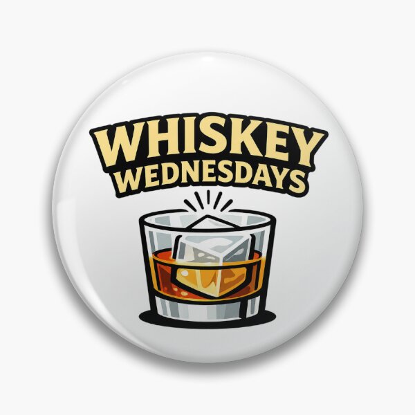 Item preview, Whiskey Wednesdays – Whiskey Lover & Bourbon Drinking Design designed and sold by EastEndTownie.