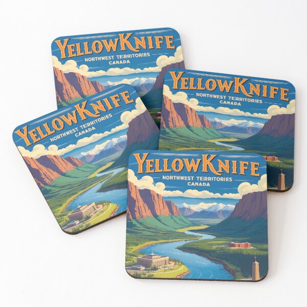 Item preview, Yellowknife Northwest territories Canada Vintage Travel Tourism designed and sold by TravelersGems.