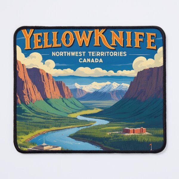Item preview, Yellowknife Northwest territories Canada Vintage Travel Tourism designed and sold by TravelersGems.