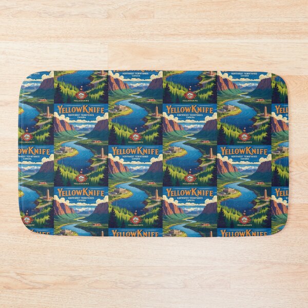Item preview, Yellowknife Northwest territories Canada Vintage Travel Tourism designed and sold by TravelersGems.