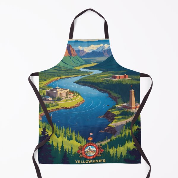 Item preview, Yellowknife Northwest territories Canada Vintage Travel Tourism designed and sold by TravelersGems.