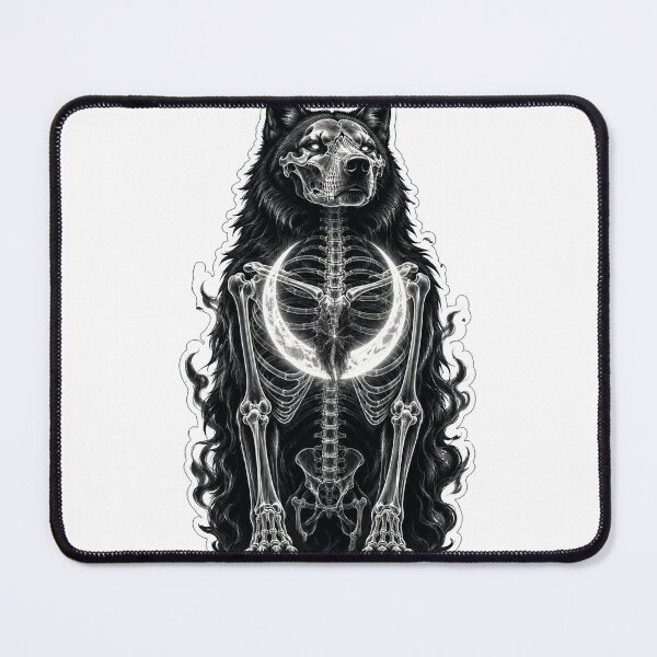 Item preview, Gothic X-Ray Wolf Radiology Tech Design designed and sold by lakamora.