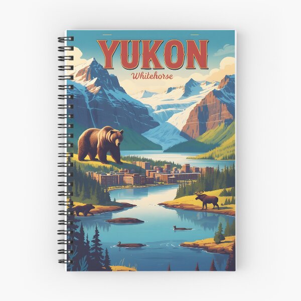 Item preview, Yukon Whitehorse Canada Vintage Travel Tourism designed and sold by TravelersGems.
