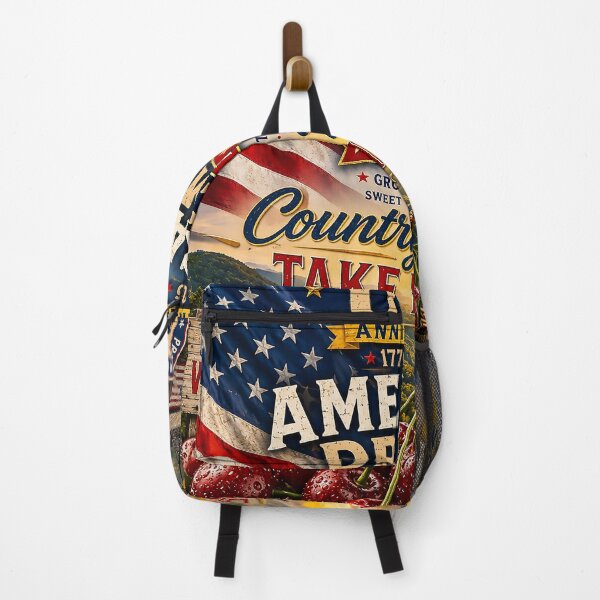 Item preview, 250th USA Anniversary 1776 to 2026 - Country Roads - Take Me Home designed and sold by DBM Photo Art 1.