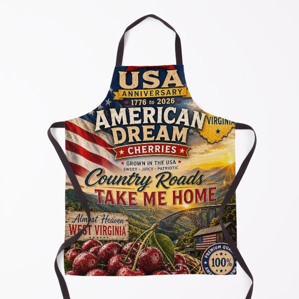Item preview, 250th USA Anniversary 1776 to 2026 - Country Roads - Take Me Home designed and sold by DBM Photo Art 1.