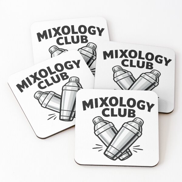 Item preview, Mixology Club – Crossed Cocktail Shakers Home Bartender Design designed and sold by EastEndTownie.