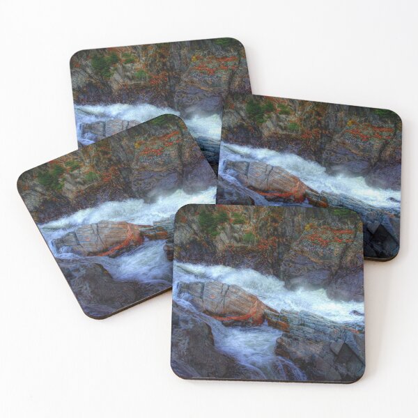 Item preview, Banded Rock at Livermore Falls designed and sold by Wayne King.