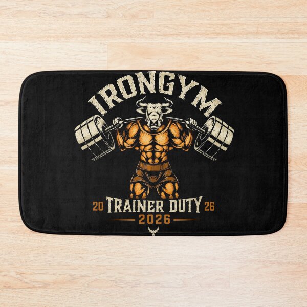 Item preview, Iron Gym Trainer Duty 2026 Vintage Bodybuilding Weightlifting designed and sold by Digistore1221.