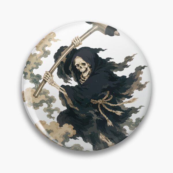 Item preview, Grim Reaper with Reflex Hammer — Dark Medical Humor Art Tee designed and sold by medicalkinoko.