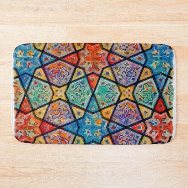 Item preview, Geometrical Patterns Carpet  designed and sold by Anas Arts.