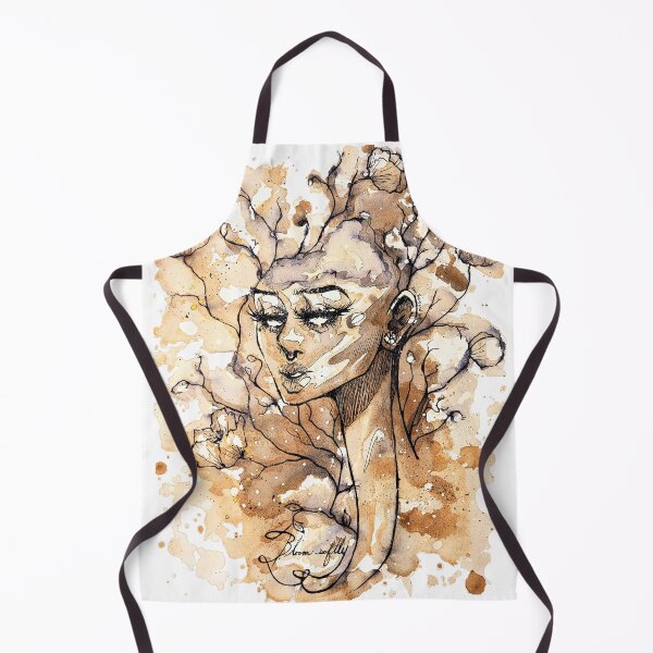 Item preview, Abstract Floral Girl Art Design - Bloom Softly - Spiritual healing Energy- Unique Gifts for her designed and sold by DearhoneyandArt.