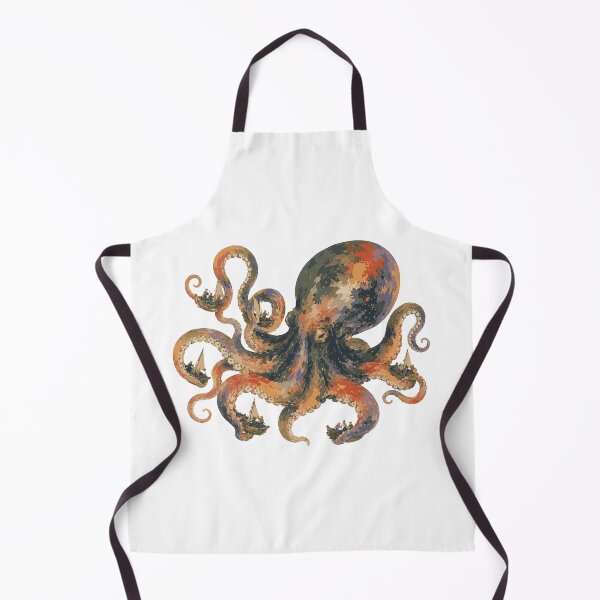 Item preview, Giant Octopus — Dramatic Watercolor Sea Creature Art Tee designed and sold by medicalkinoko.