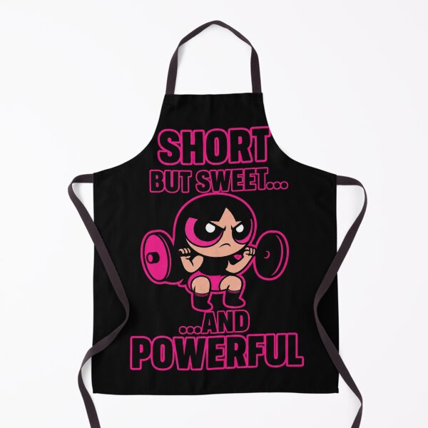 Item preview, Short But Sweet and Powerful Cute Anime Girl Gym Weightlifting designed and sold by Digistore1221.