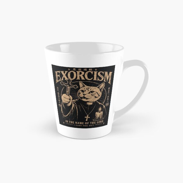 Item preview, Dark Cat Clergy Exorcism Illustration Gothic Occult Aesthetic designed and sold by Mystic & Celestial Art.
