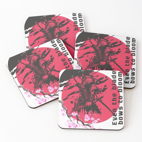 Item preview, Even The Blade Bows To Bloom Samurai Art designed and sold by AhmadAnnaPrints.