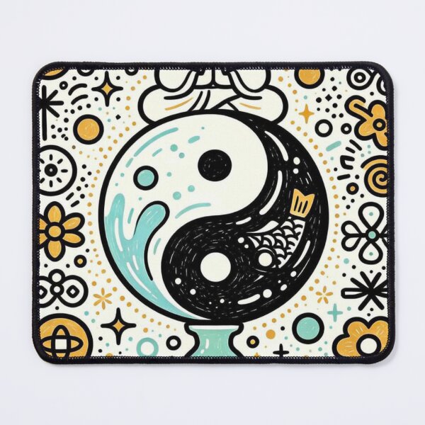 Item preview, Cute Buddha Yin Yang Balance Meditation Spiritual Zen Design designed and sold by Mystic & Celestial Art.