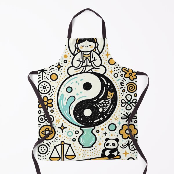 Item preview, Cute Buddha Yin Yang Balance Meditation Spiritual Zen Design designed and sold by Mystic & Celestial Art.