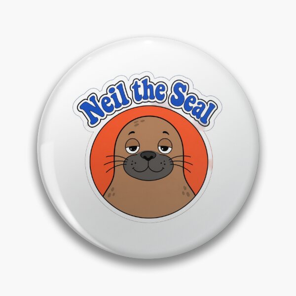 Item preview, Neil the Seal Sticker designed and sold by OddlySticky.