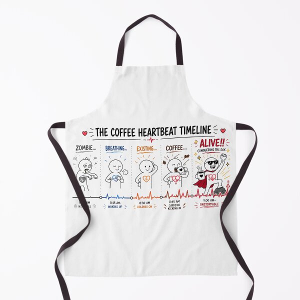 Item preview, ❤️ HEARTBEAT COLLECITON ❤️ - COFFEE ☕ - Coffee Heartbeat Timeline 1 designed and sold by WheelieGdArt.