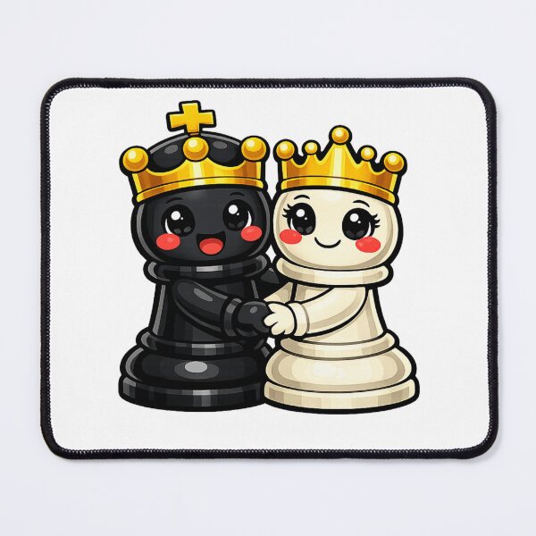 Item preview, Cute Kawaii American Chess Day King & Queen | September 1 Chess Lovers Design designed and sold by SpEnMa-Holidays.