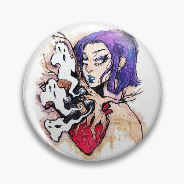 Item preview, Ghost Haunted House Alt Girl Art Design - Spooky Halloween Shirt - Unique Gifts for her designed and sold by DearhoneyandArt.