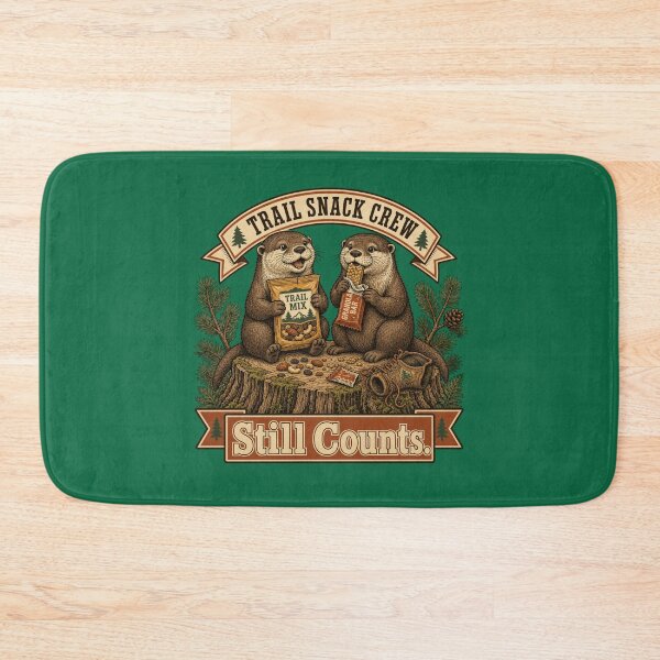Item preview, Trail Snack Crew Still Counts Funny Otter Hiking  designed and sold by freshwear design.