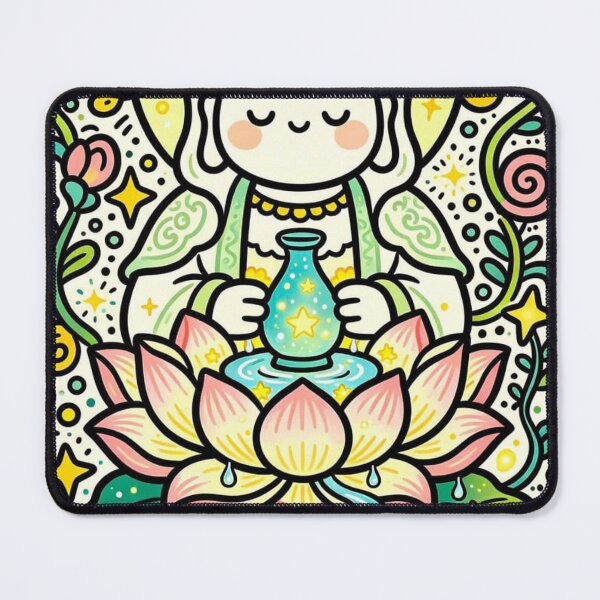Item preview, Mystical Lotus Goddess Healing Water Energy Spiritual Art designed and sold by Mystic & Celestial Art.