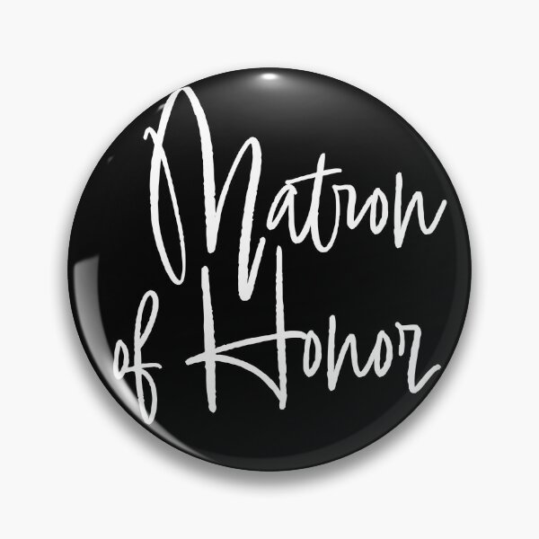 Item preview, Matron of Honor - script - white designed and sold by cgaites.