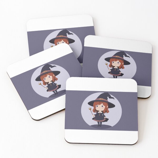 Item preview, Kawaii Witch Girl Illustration designed and sold by bharath kumar.