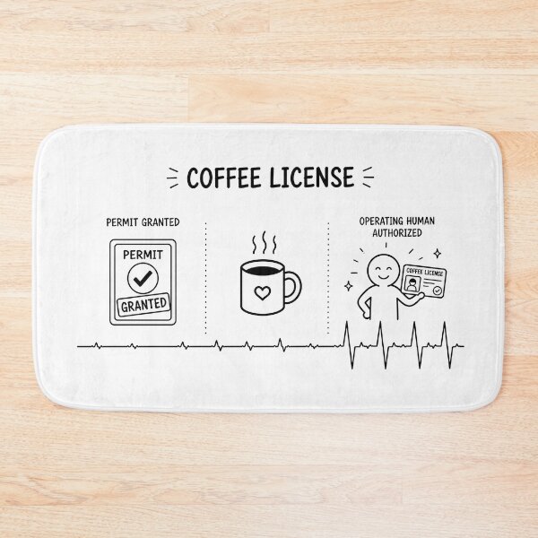 Item preview, ❤️ HEARTBEAT COLLECITON ❤️ - COFFEE ☕ - Coffee License designed and sold by WheelieGdArt.