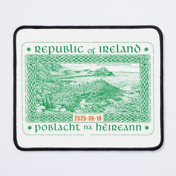 Item preview, Passport Stamp - Dublin, Ireland designed and sold by travelwitheric.