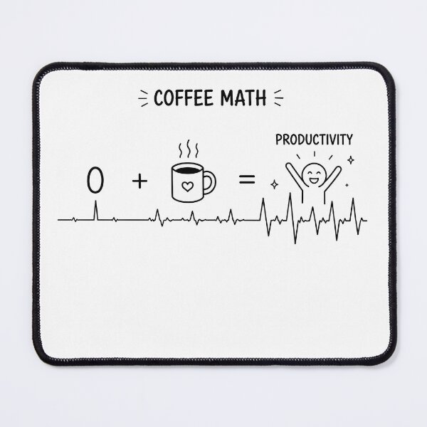 Item preview, ❤️ HEARTBEAT COLLECITON ❤️ - COFFEE ☕ - Coffee Math designed and sold by WheelieGdArt.
