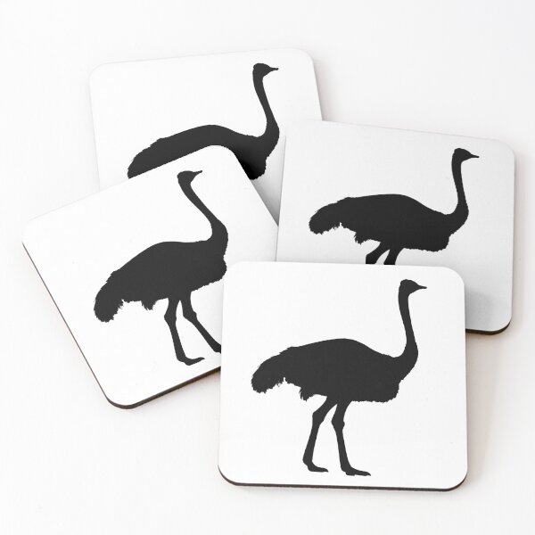 Item preview, Ostrich Silhouette | Minimalist Bird Design designed and sold by SmikiM.