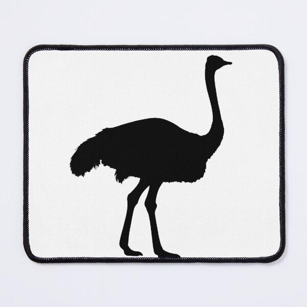 Item preview, Ostrich Silhouette | Minimalist Bird Design designed and sold by SmikiM.
