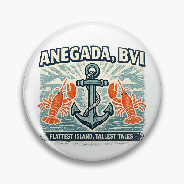 Item preview, Anegada Island, British Virgin Islands.   designed and sold by Retro Vibes Designs.