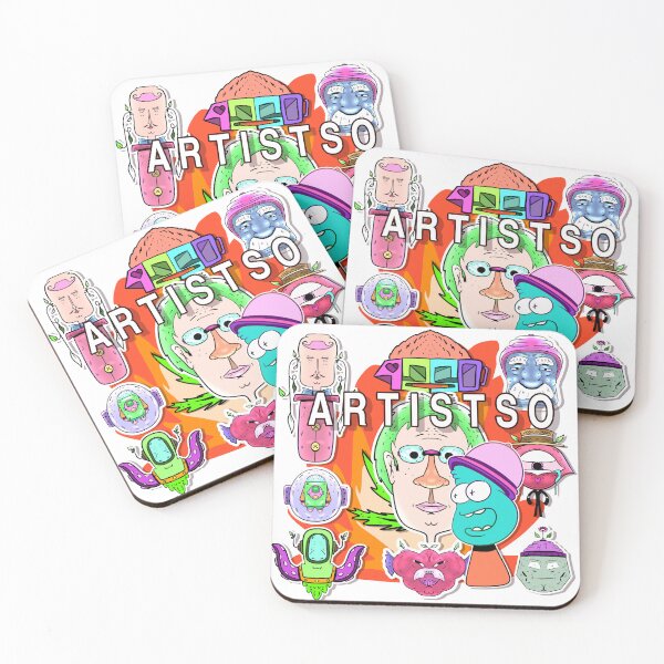 Artikelvorschau, soquarky Kunstexplosion entworfen und verkauft von Squarebubbles.