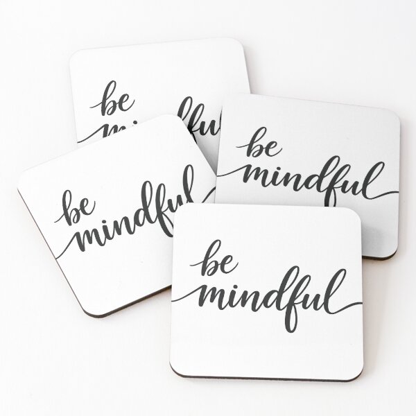 Item preview, Be Mindful – Elegant Minimalist Script Typography designed and sold by Kimberly Palmer.