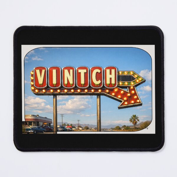 Item preview, Retro Vintage Roadside Neon Sign Art designed and sold by dragonmotor7.