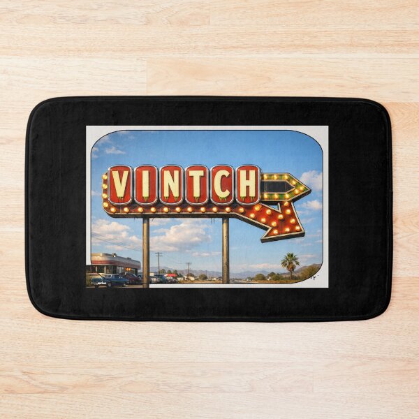 Item preview, Retro Vintage Roadside Neon Sign Art designed and sold by dragonmotor7.