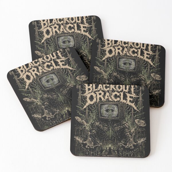 Item preview, BLACKOUT ORACLE | Vintage Metal T-Shirt | Analog Horror | RetroCrypt Studio designed and sold by RetroCrypt Studio.