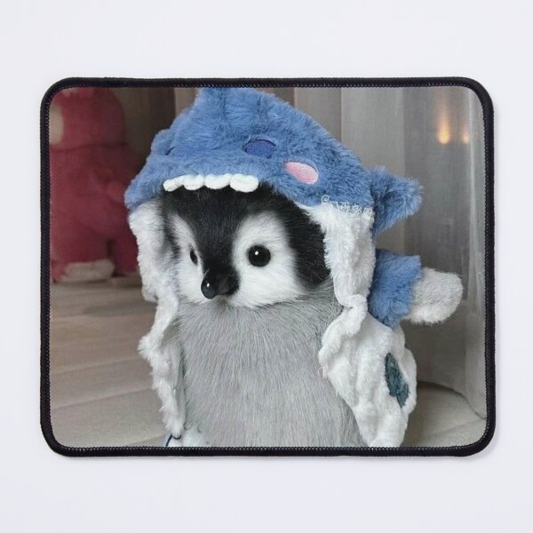 Item preview, Cute Baby Penguin Wearing a Blue Shark Hat designed and sold by Jesus-istheway.