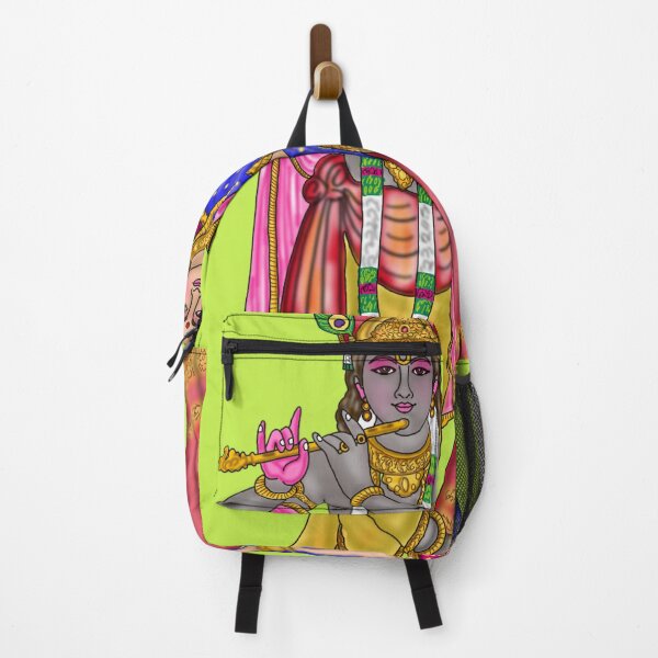 Item preview, Radha Krishna Artwork | Divine Hindu Spiritual Digital Painting Illustration designed and sold by Harshit_Digital_Arts.