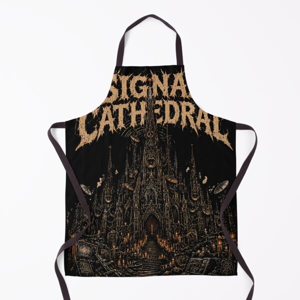 Item preview, SIGNAL CATHEDRAL | Vintage Metal T-Shirt | Gothic Broadcast | RetroCrypt Studio designed and sold by RetroCrypt Studio.