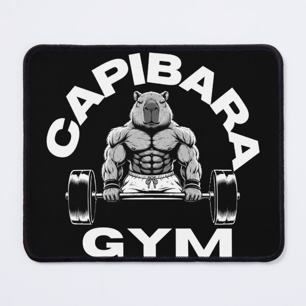 Item preview, Capybara Gym Muscular Bodybuilding Funny Weightlifting Graphic designed and sold by Digistore1221.