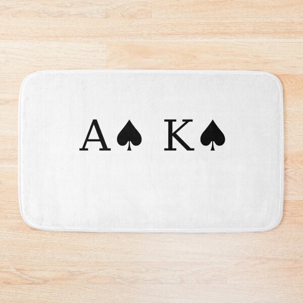 Item preview, Ace King Suited | AK Poker Minimalist Design designed and sold by BluffandStuff.