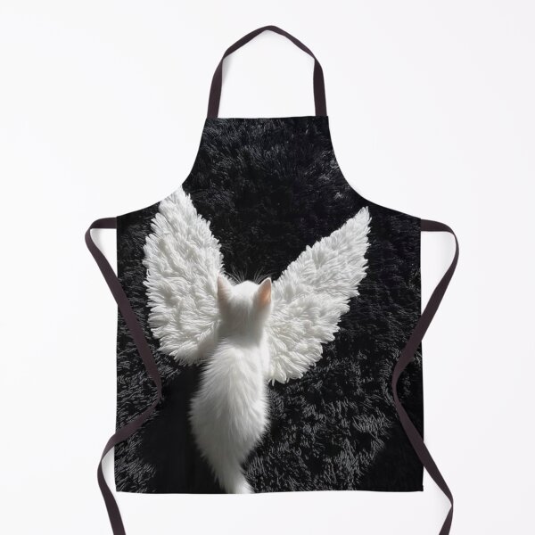 Item preview, Angel Kitten with White Wings | Cute Heavenly Cat Aesthetic designed and sold by Jesus-istheway.