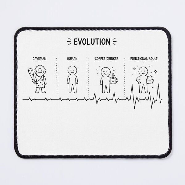 Item preview, ❤️ HEARTBEAT COLLECITON ❤️ - COFFEE ☕ - Evolution designed and sold by WheelieGdArt.
