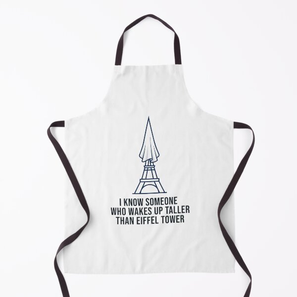 Item preview, funny inappropriate Humour Couple - I Know Someone Who Wakes Up Taller Than Eiffel Tower designed and sold by Uglyandcute.